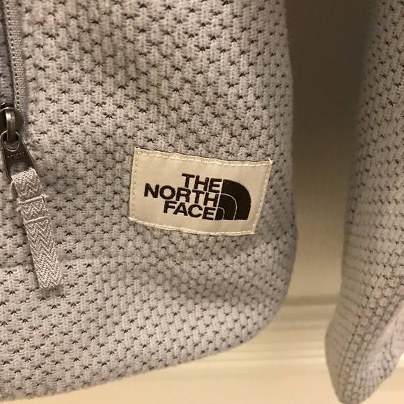 The North Face Sibley Fleece Hoodie Small Gray Jacket Sweatshirt Zip Up Knit - Picture 6 of 12